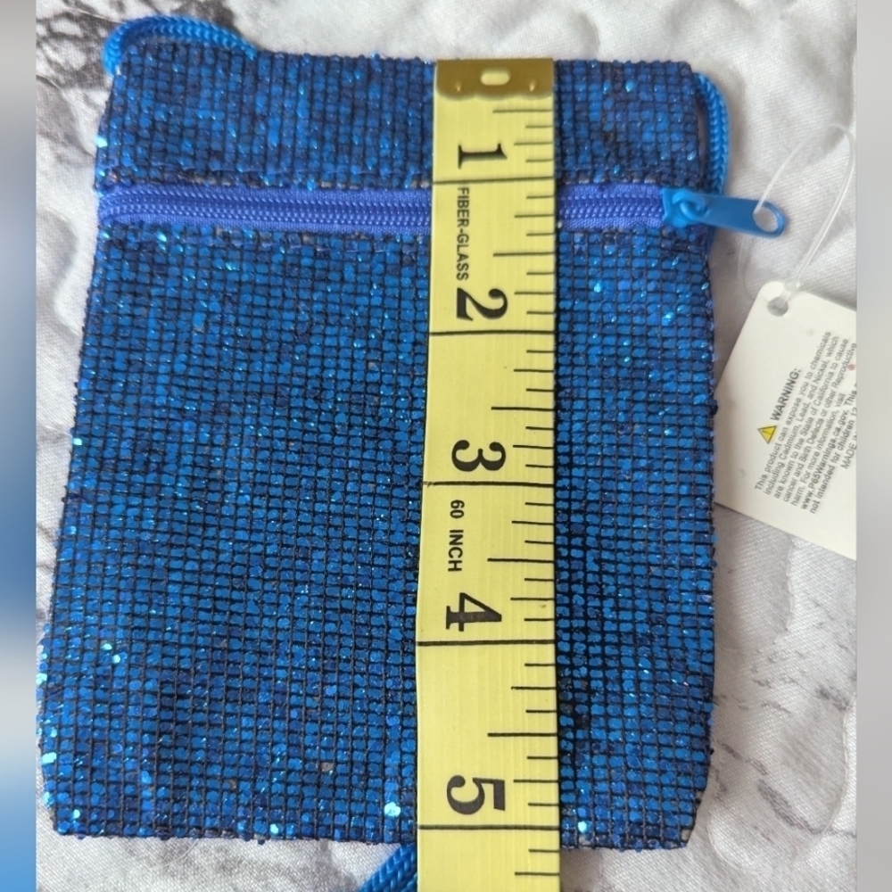 5/$20!! Princess Accessories glitter crossbody coin purse - Picture 6 of 6